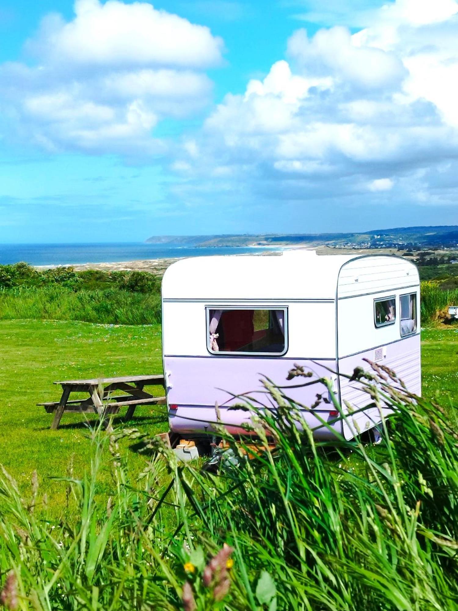 Camping Les Ronds Duval Face Aux Iles Anglo-Normandes Les Moitiers-d'Allonne Exterior foto